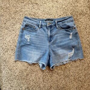 Judy Blue Distressed Denim Shorts